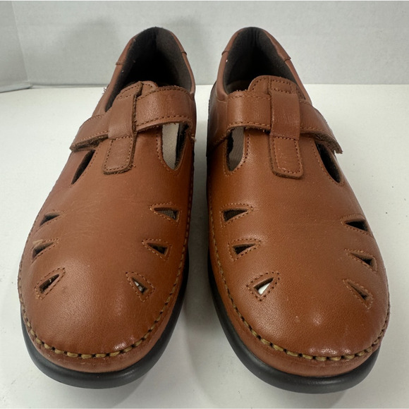 SAS Tripad Comfort Soft Step Leather Roamer Shoes Chestnut Brown Size 10 - Picture 3 of 16